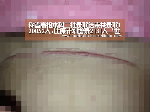 我省高招本科二批录取结束共录取120052人,比原计划增录2
